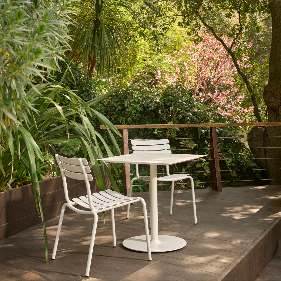 Pico Café Table Square Round Base